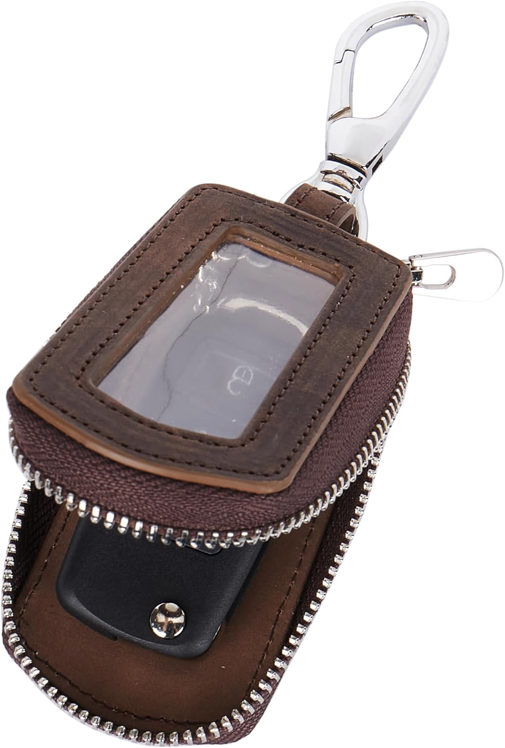 Funda universal para llavero de automóvil, funda de cuero para llavero, protector de llavero, soporte para llavero de automóvil para llavero remoto