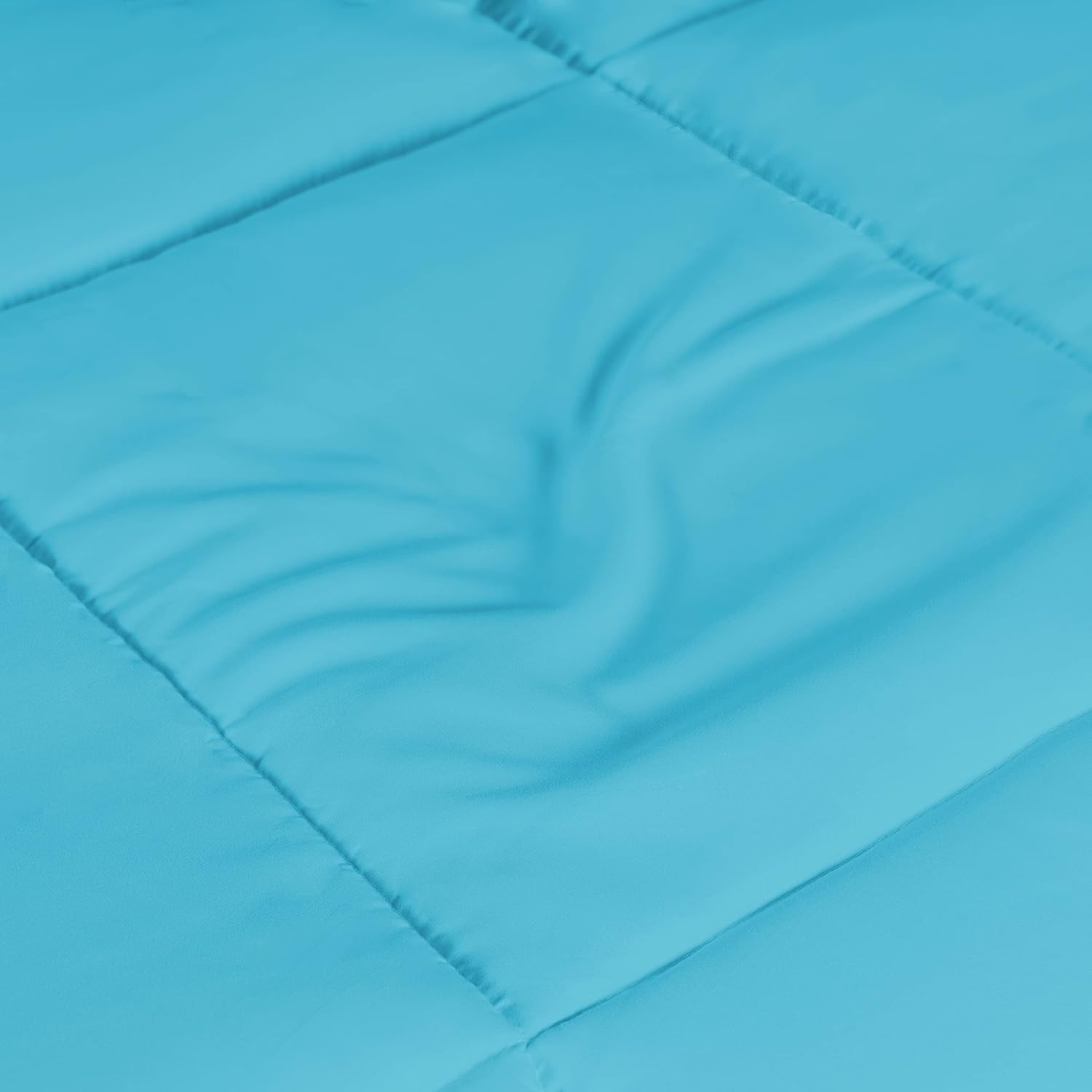 SUPERIOR Edredón sólido de microfibra cepillada, ropa de cama alternativa al plumón, reversible, peso medio, esponjoso, decorativo, relleno de