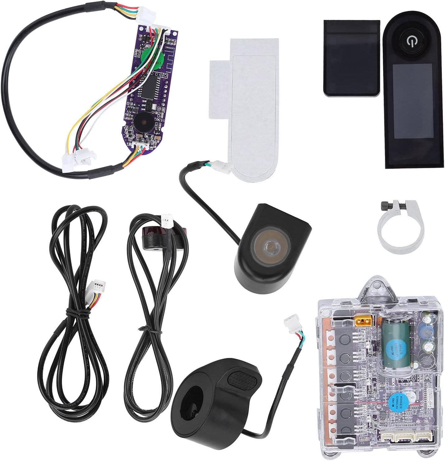 Kit de tablero de controlador de scooter eléctrico, monopatín, diaplay digital, luz trasera para XIAOMI M365  Pro