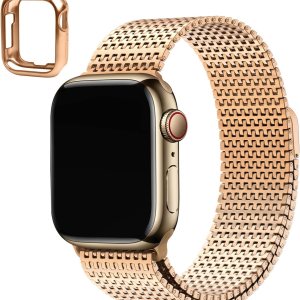 Wristitani Compatible con Apple Watch Band Series 8 SE 7 6 5 4 3 2 1, correa de cierre magnético de acero inoxidable de repuesto para iWatch Band Wristitani Compatible con Apple Watch Band Series 8 SE 7 6 5 4 3 2 1, correa de cierre magnético de acero inoxidable de repuesto para iWatch Band
