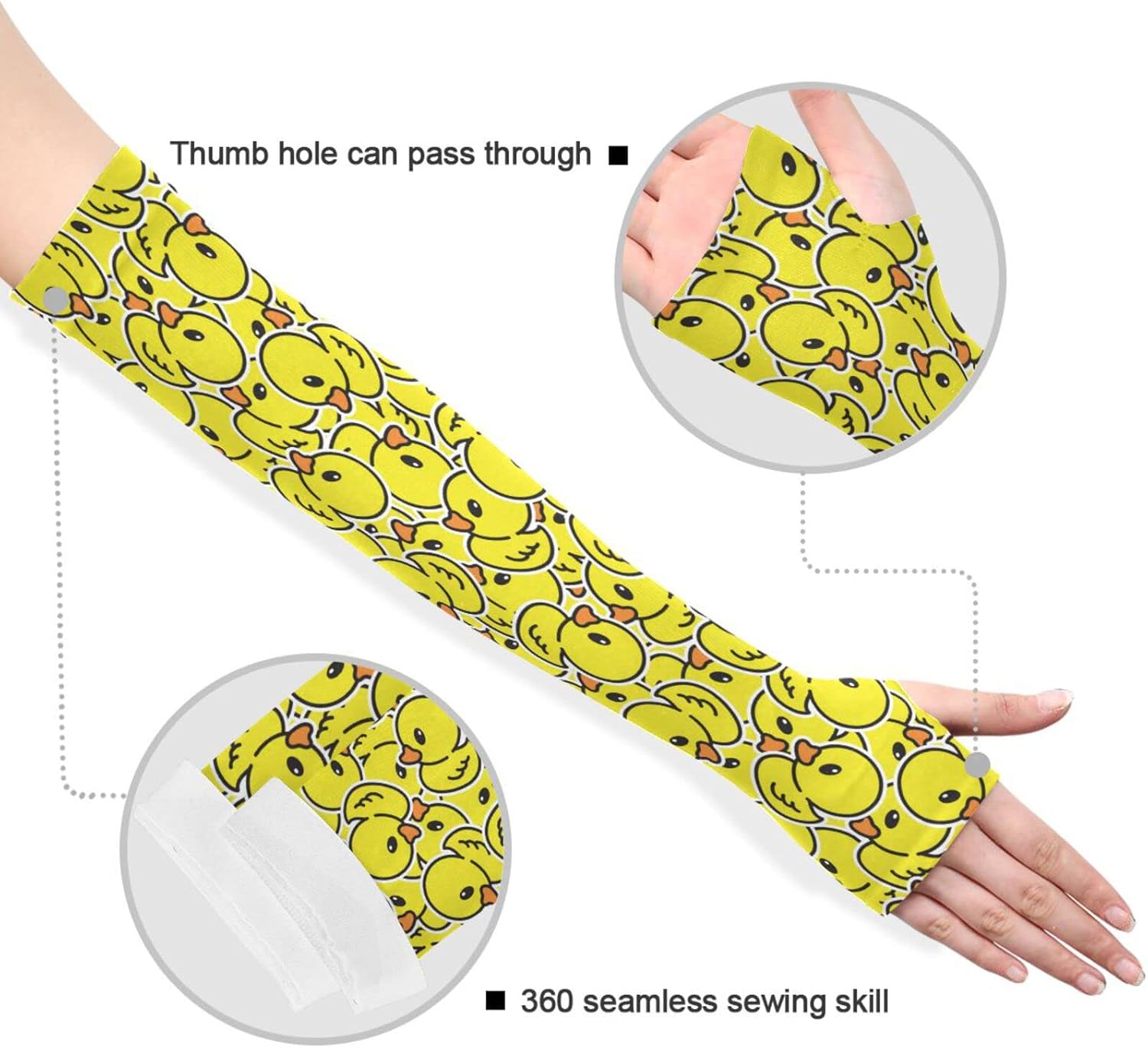 Pfrewn Mangas de jardinería para mujeres y hombres, manga de protección solar refrescante con estampado floral de primavera, paquete de 2