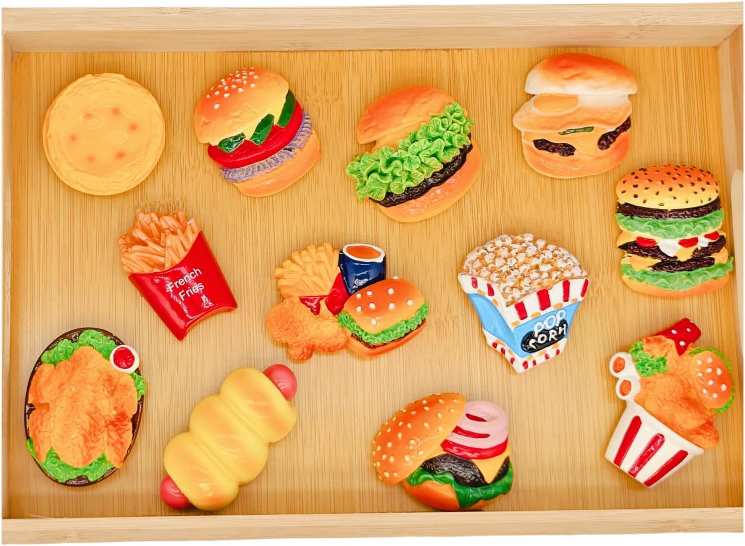 Juego de 12 imanes de resina 3D para refrigerador para decoración de cocina, para uso doméstico y oficina (estilo 2)
