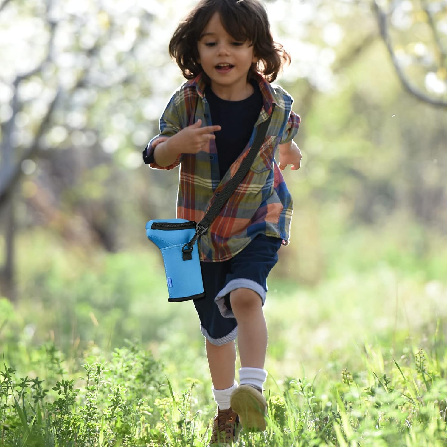 Xxerciz Soporte para botella de agua con correa para botella de agua CamelBak de 14 onzas para niños, bolsa de neopreno aislada, bolsa de transporte