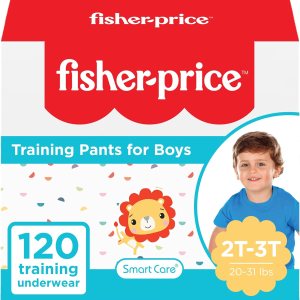 Smart Care Fisher-Price Pantalones de entrenamiento, 2T-3T (niño), 120 unidades Smart Care Fisher-Price Pantalones de entrenamiento, 2T-3T (niño), 120 unidades
