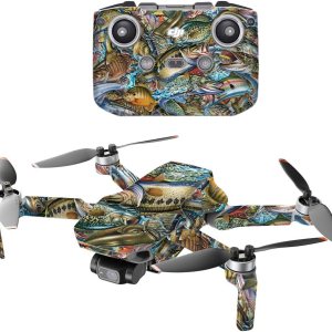 MightySkins Compatible con DJI Mini 2 Dron portátil Rompecabezas de peces de acción Funda protectora de vinilo duradera y única Fácil de aplicar MightySkins Compatible con DJI Mini 2 Dron portátil Rompecabezas de peces de acción Funda protectora de vinilo duradera y única Fácil de aplicar