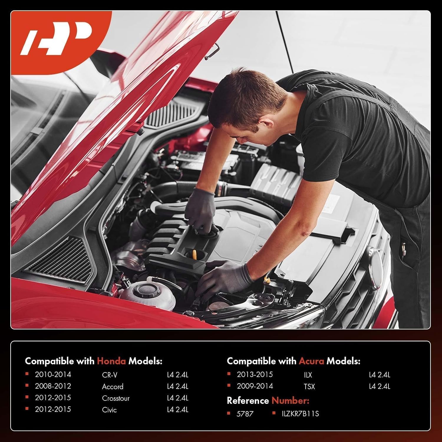 A-Premium Bujías iridio Platinum compatibles con Honda CR-V CRV 2010-2014, Civic 2012-2015, Accord 2008-2012, Crosstour 2012-2015 y Acura TSX