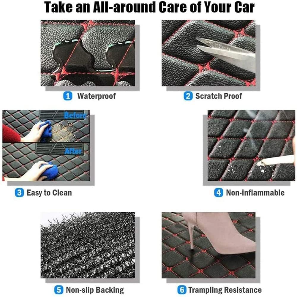 Alfombrillas para piso de automóvil para el 99 % de los sedán, SUV, deportes, forros personalizables, tapetes de piso para todo tipo de clima,