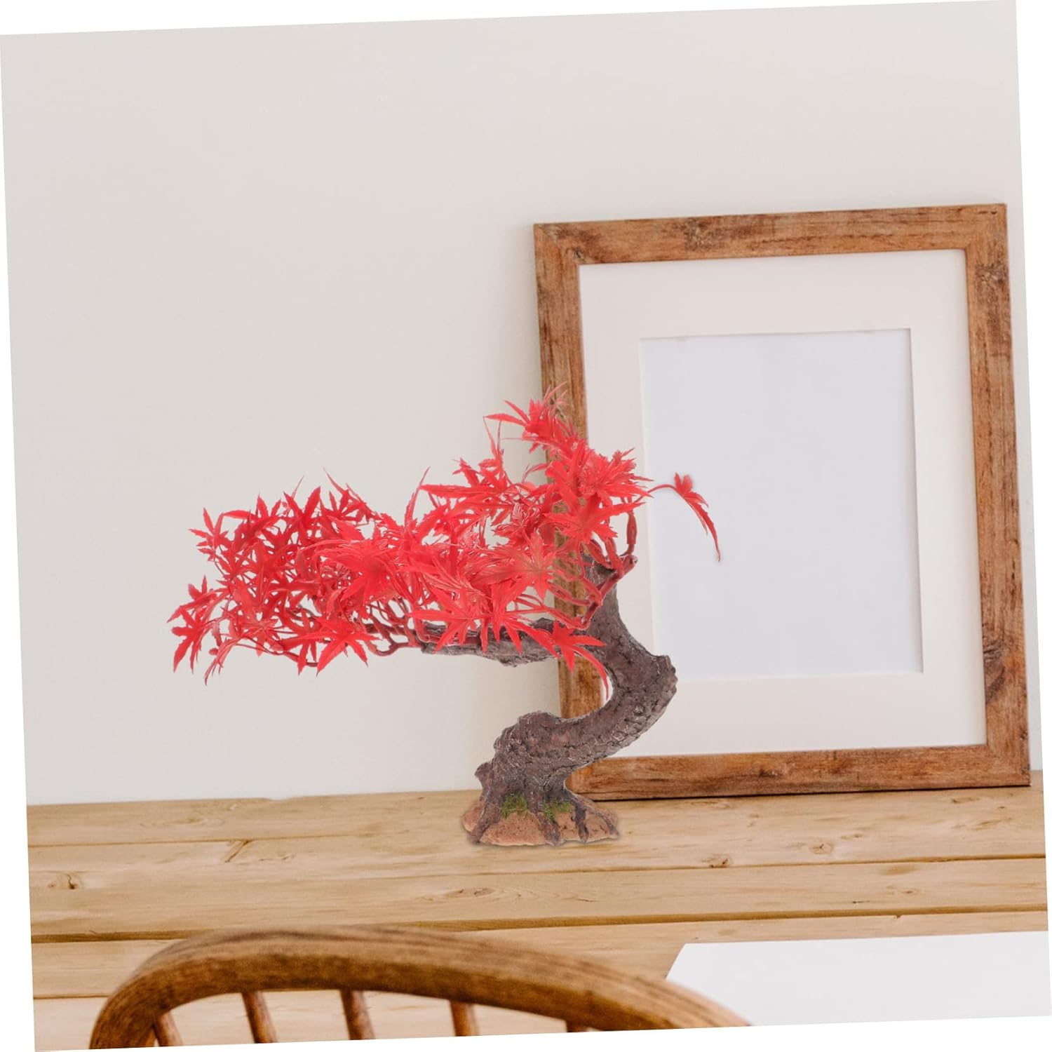 DOITOOL Plantas de micro paisaje, plantas en maceta, decoración artificial, planta de interior, planta de bonsái sintética, planta de escritorio,