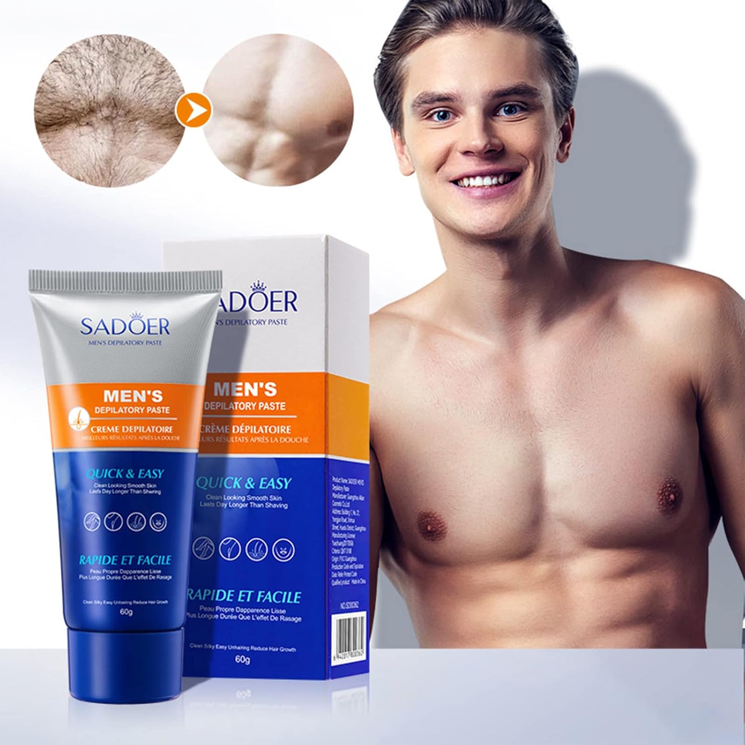 Crema depilatoria íntimaprivada para hombres, crema depiladora para vello púbico, depiladora eficaz e indolora, crema depiladora para mujer partes