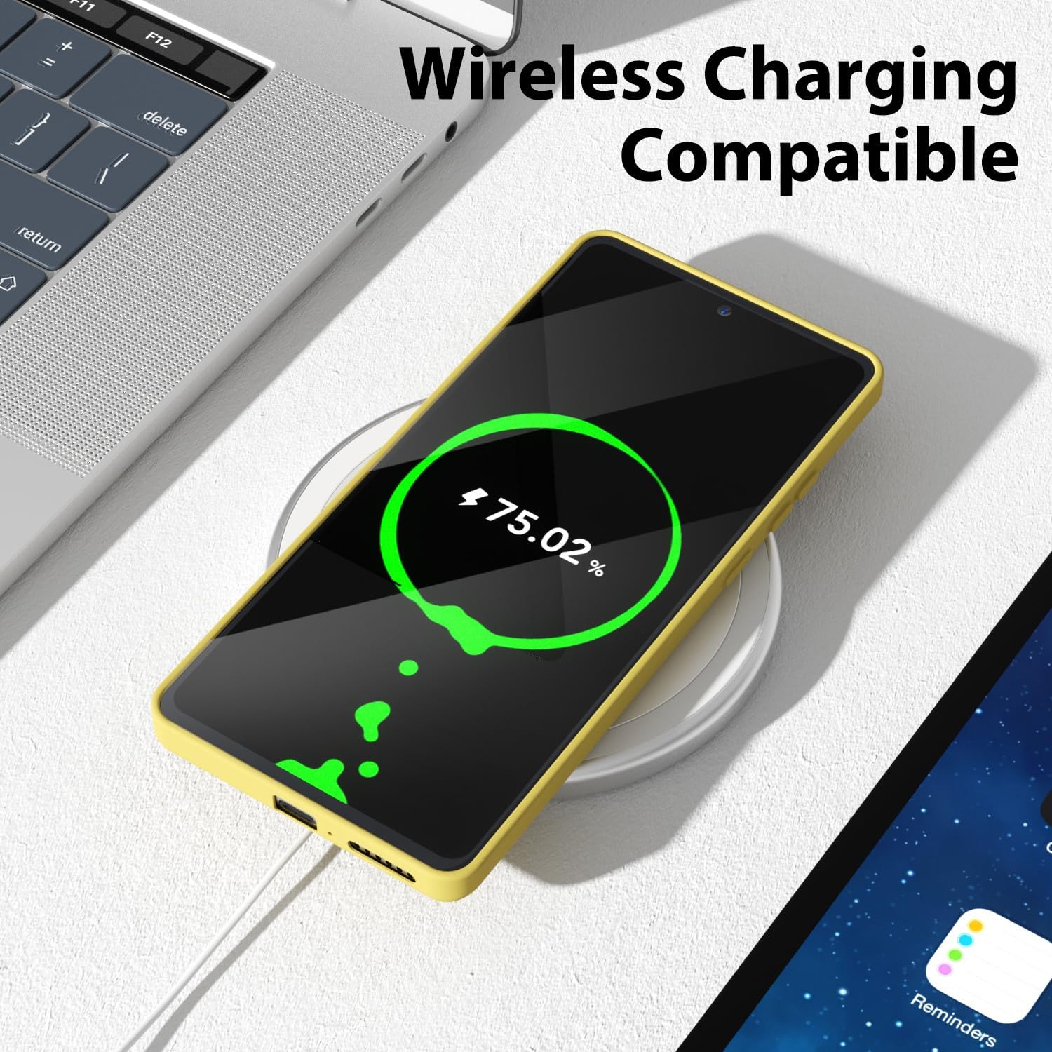 oakxco Funda para teléfono Moto Edge Plus 2022Edge Plus 5G UW 2022 de silicona líquida, bonita funda delgada de goma suave TPU lisa para mujeres y