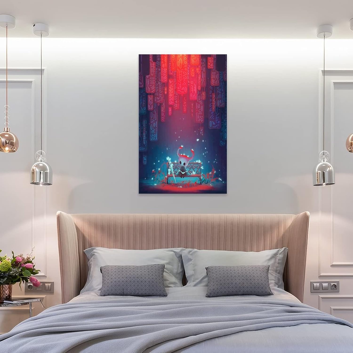 SNKB Póster de caballero hueco, pintura decorativa, lienzo, arte de pared, para sala de estar, dormitorio, 16 x 24 pulgadas (15.7 x 23.6 in)