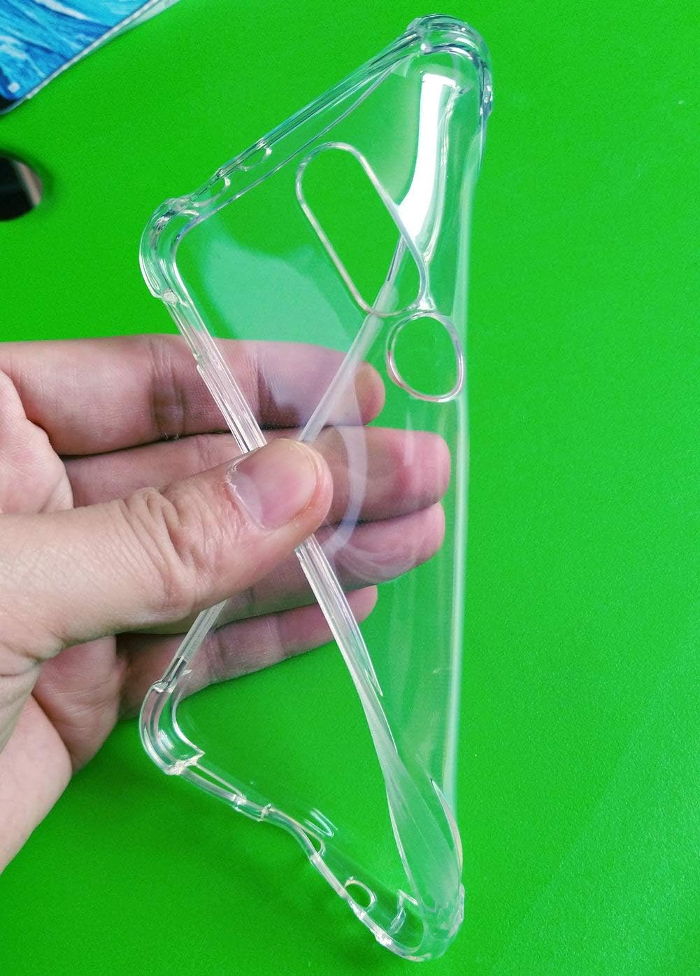 TIYA Funda transparente para Nokia 5.1 Plus X5 TPU Four Corners 5.1+ Cover Transparente Suave