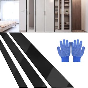 Jaspond Moldura de pared metalizada negra de acero inoxidable 201, autoadhesivo, 16.4 pies, acabado metalizado similar a un espejo para marco de Jaspond Moldura de pared metalizada negra de acero inoxidable 201, autoadhesivo, 16.4 pies, acabado metalizado similar a un espejo para marco de