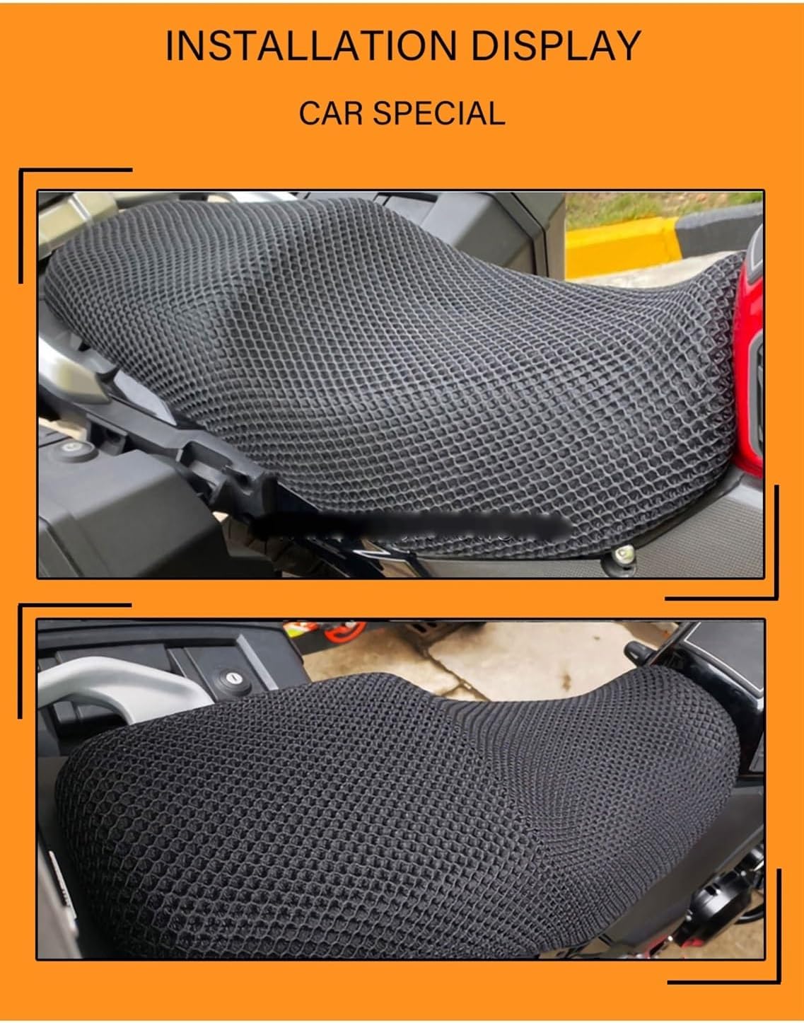 Seat Set Motorcycle 3D Waterproof Breathable Protective Padded Seat Cover for Suzuki V-Strom VStrom DL650 DL1000 DL250 DL 650 1000 250 (Color  DL250)
