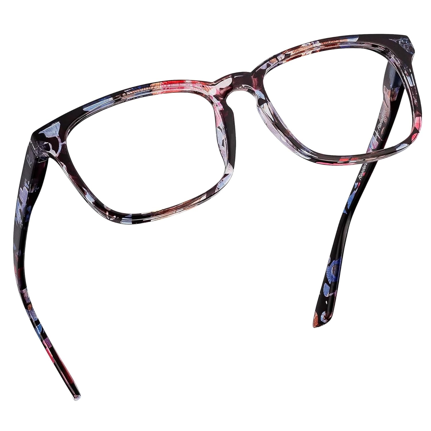 Readerest Lentes de lectura con bloqueo de luz azul (negro, aumento de 0.00), anteojos para computadora con lente reflectante fina, antirreflejos,