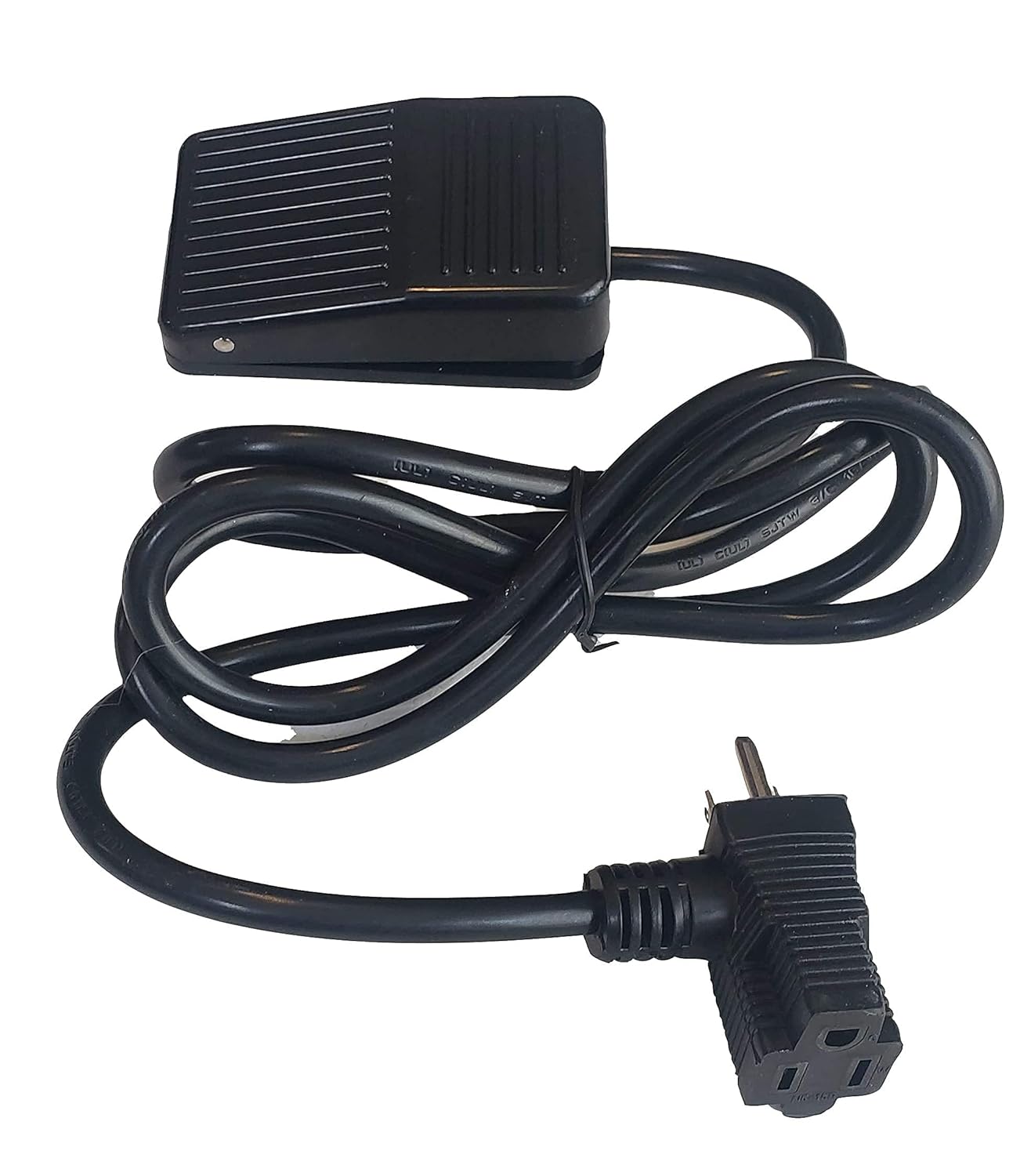 Pedal de interruptor de pie momentáneo AC 250V 15 A SPDT NO NC con enchufe a cuestas y cable de 5 pies