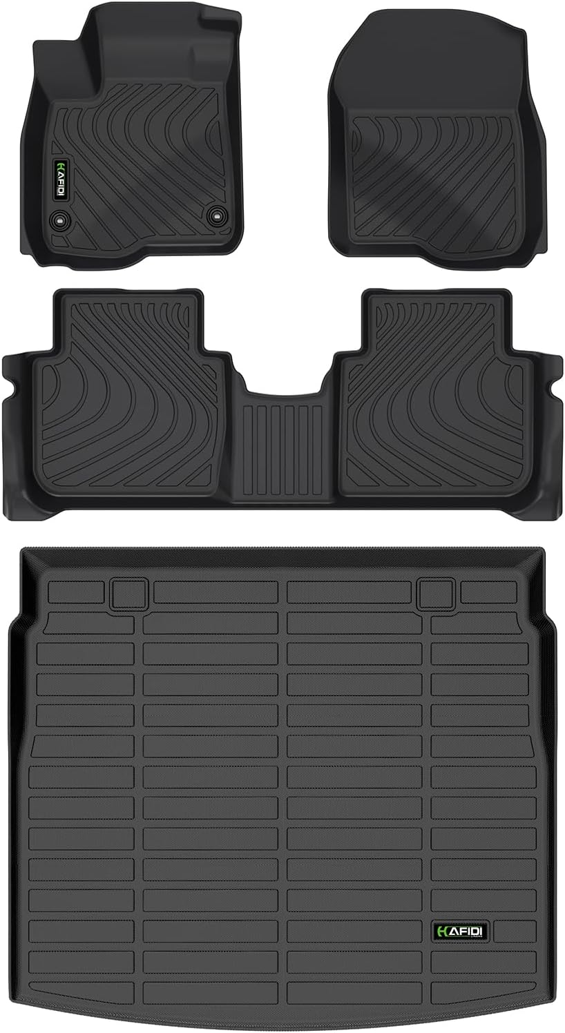HAFIDI Juego de alfombrillas y revestimiento de carga para Honda CRV Hybrid 2023 2024 2025 y Honda CRV 2023 2024 2025 Protección para todo tipo de