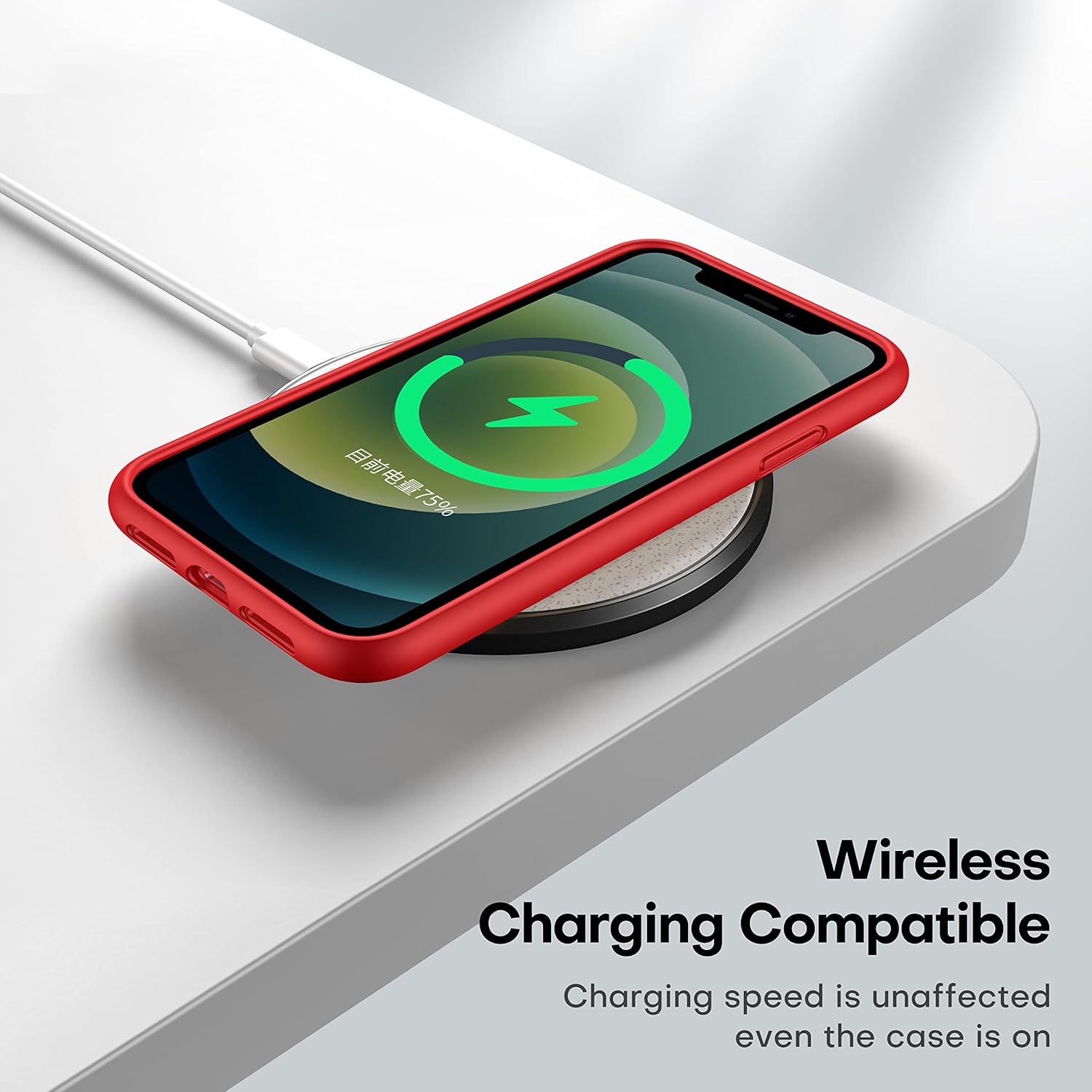CellEver Funda de silicona ultraduradera para iPhone 11, protección contra caídas de grado militar 3 capas y doble revestimiento ajuste delgado a