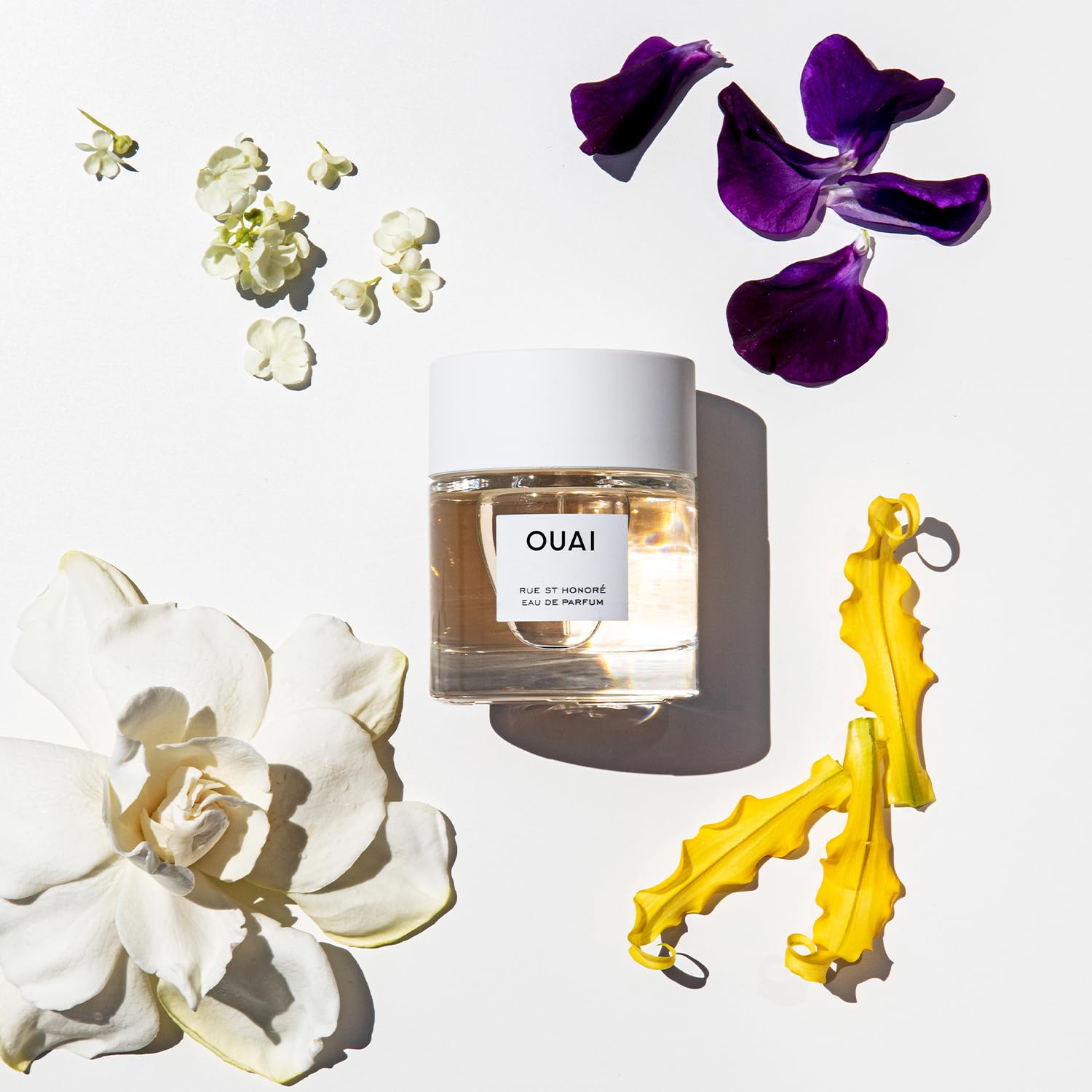 OUAI Rue St. Honore Eau de Parfum – Elegante perfume para mujer para el uso diario – Aroma floral fresco con notas de violeta, gardenia y delicados