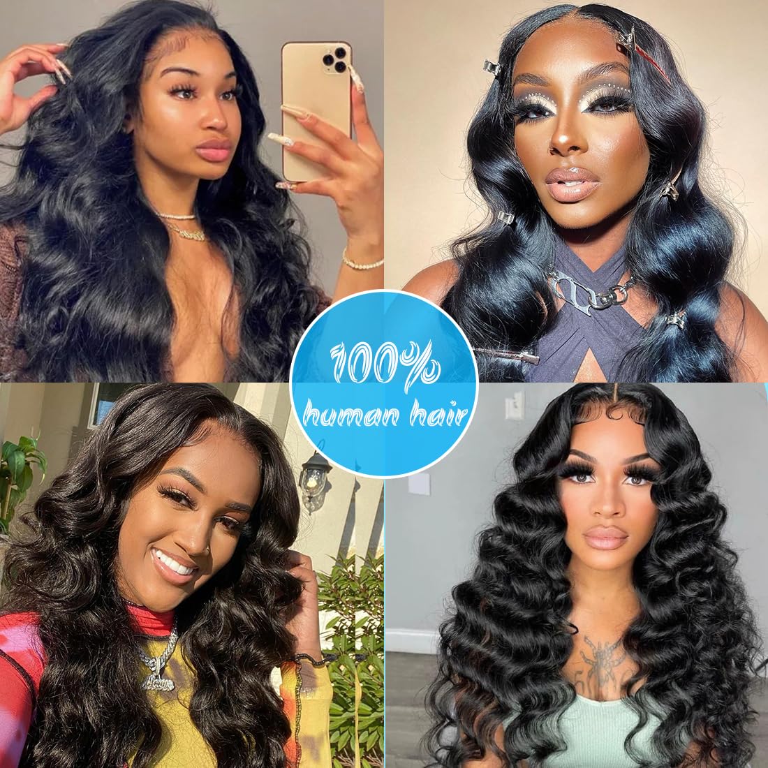 Cirvty – Paquete de cabello humano ondulado de 20 pulgadas, 1 manojos de cabello virgen brasileño 100% sin procesar, paquetes de cabello humano de