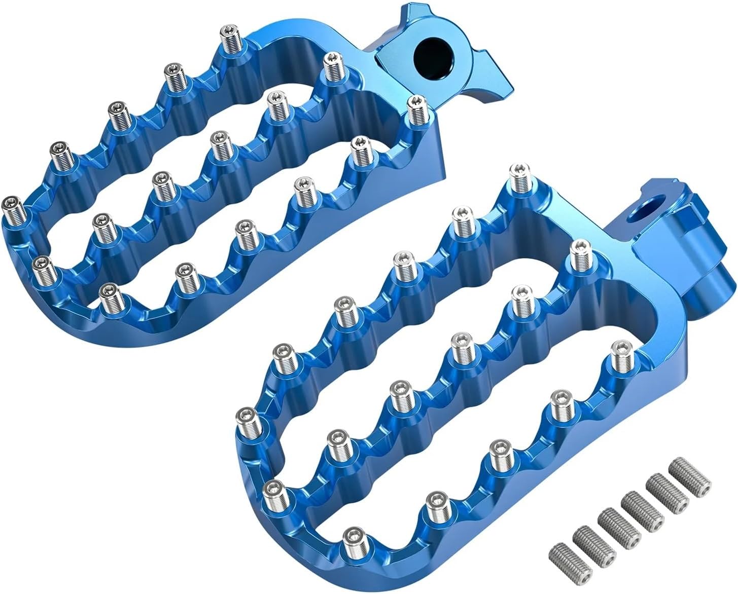 Compatible con Tenere 700 XTZ 700 XTZ700 2019-2023 Reposapiés forjado para motocicleta Tenere 700 Pedal Tenere 700 (Talla azul)