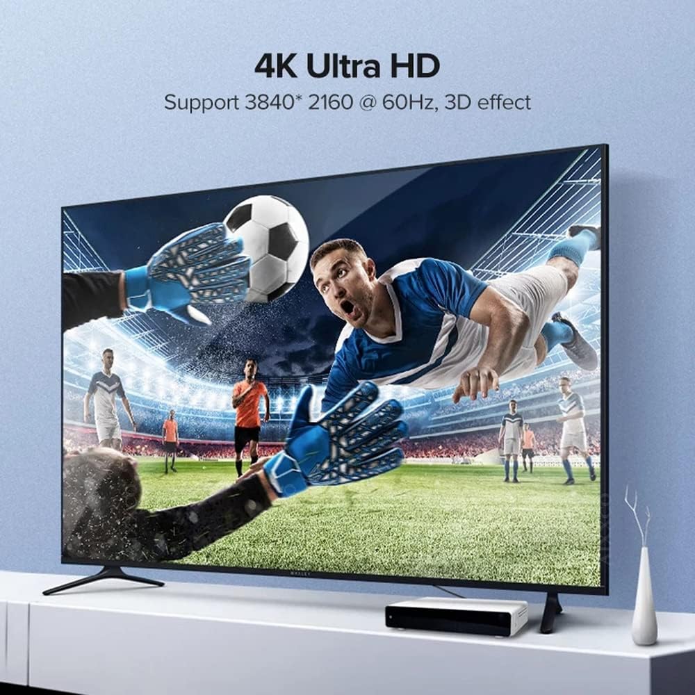 xiwai 4K Port Savers Micro HDMI 1.4 Macho Tipo-D a HDMI Hembra Abajo Opuesto U Forma Atrás Ángulo Adaptador de Extensión de 360 Grados
