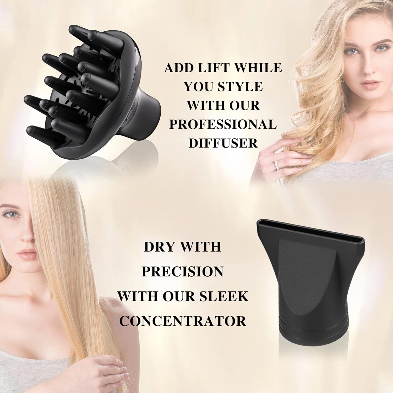 VAGARY 6685G Secador de pelo profesional de salón de 2200 W con pantalla Icd, secador de soplado iónico negativo, potente secadora de aire