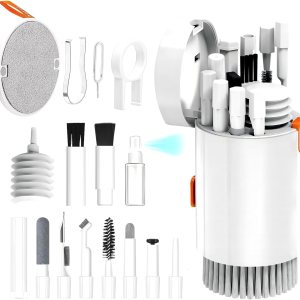 Keyboard Cleaning Kit, 20-in-1 Laptop Cleaner Kit +5 Cable Ties +1 Lens Cloth, Versatile Computer Screen Cleaning Brush Tool for Smartphone iPad Keyboard Cleaning Kit, 20-in-1 Laptop Cleaner Kit +5 Cable Ties +1 Lens Cloth, Versatile Computer Screen Cleaning Brush Tool for Smartphone iPad