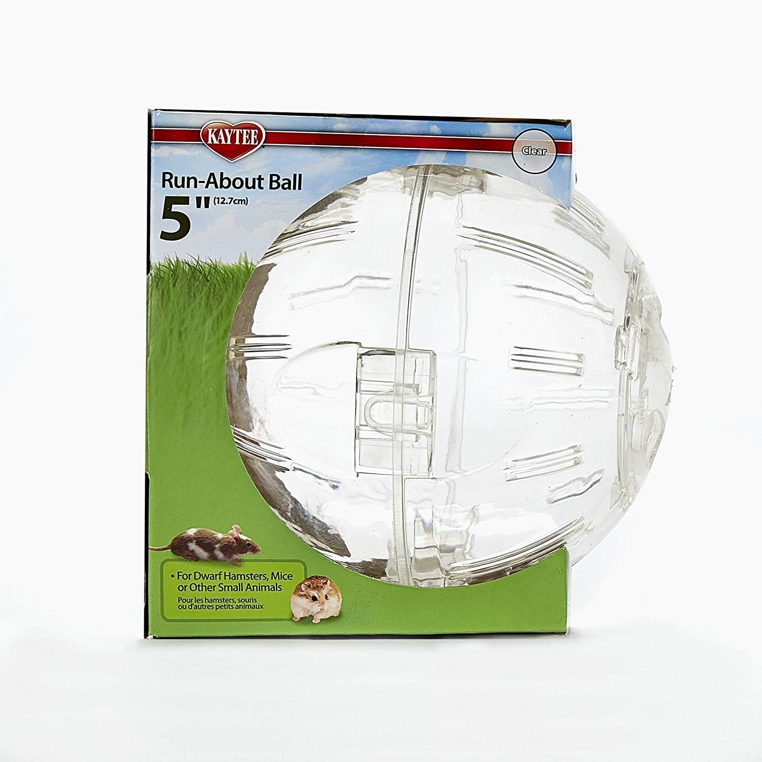 Kaytee Pelota transparente de 5 pulgadas de diámetro