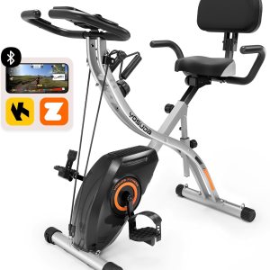 YOSUDA Bicicleta de ejercicio, bicicleta estática plegable para personas mayores, X-Bike magnética para entrenamiento de gimnasio en casa YOSUDA Bicicleta de ejercicio, bicicleta estática plegable para personas mayores, X-Bike magnética para entrenamiento de gimnasio en casa