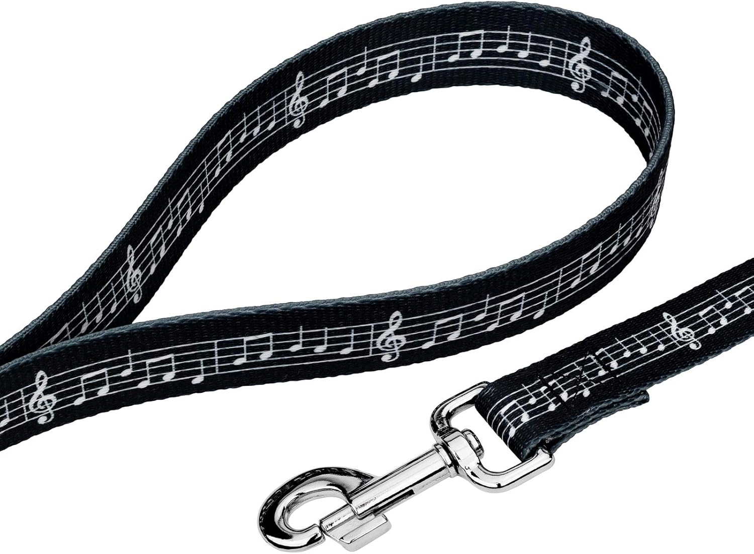 Country Brook Petz – Collar y correa de perro de partituras de primera calidad – Colección Geek Chic con 4 diseños para cualquier Mega fan (1