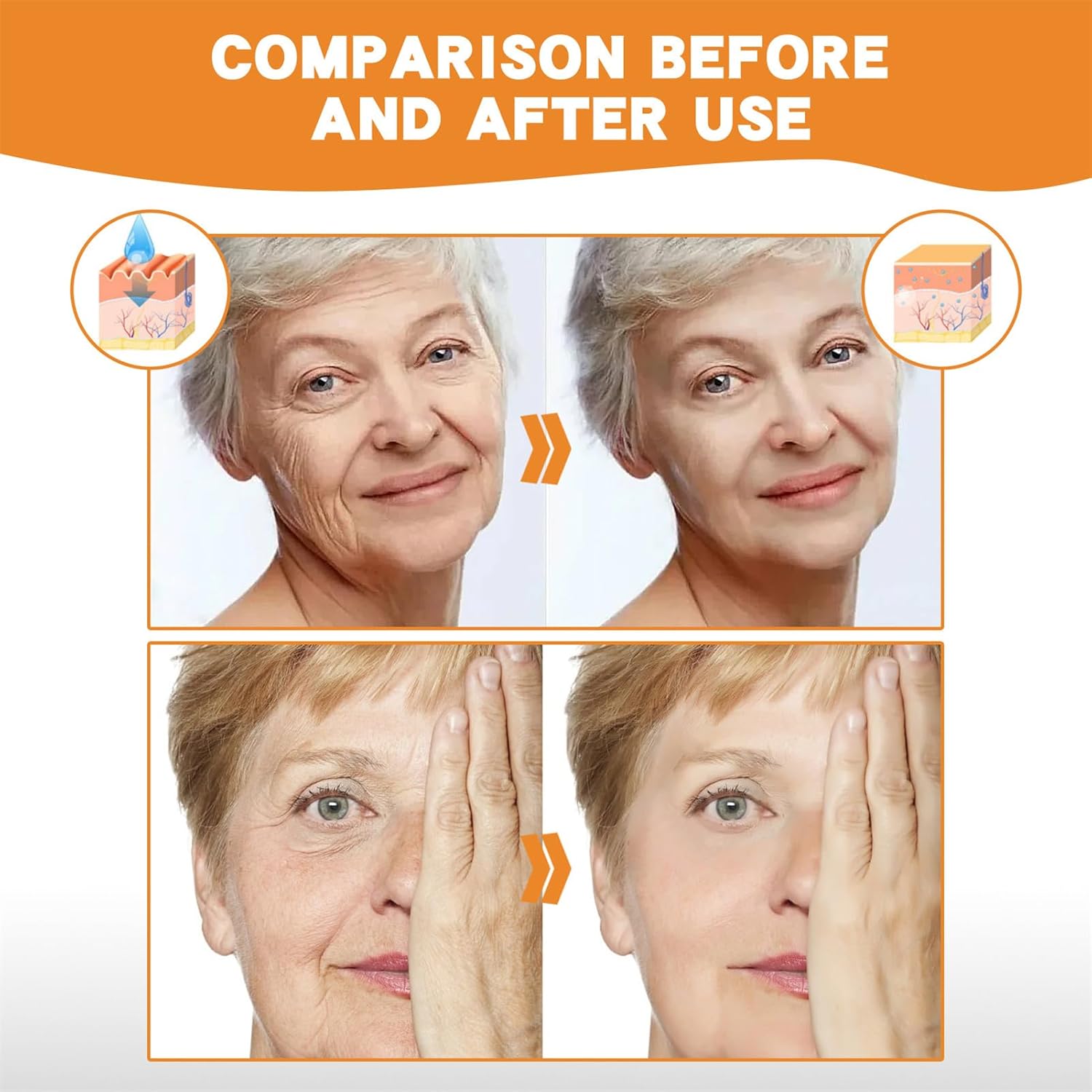 Yotfieot Hojas de máscara facial disolviente de colágeno, mascarillas de colágeno coreano, cuidado de la piel coreano, juego de esencia de colágeno
