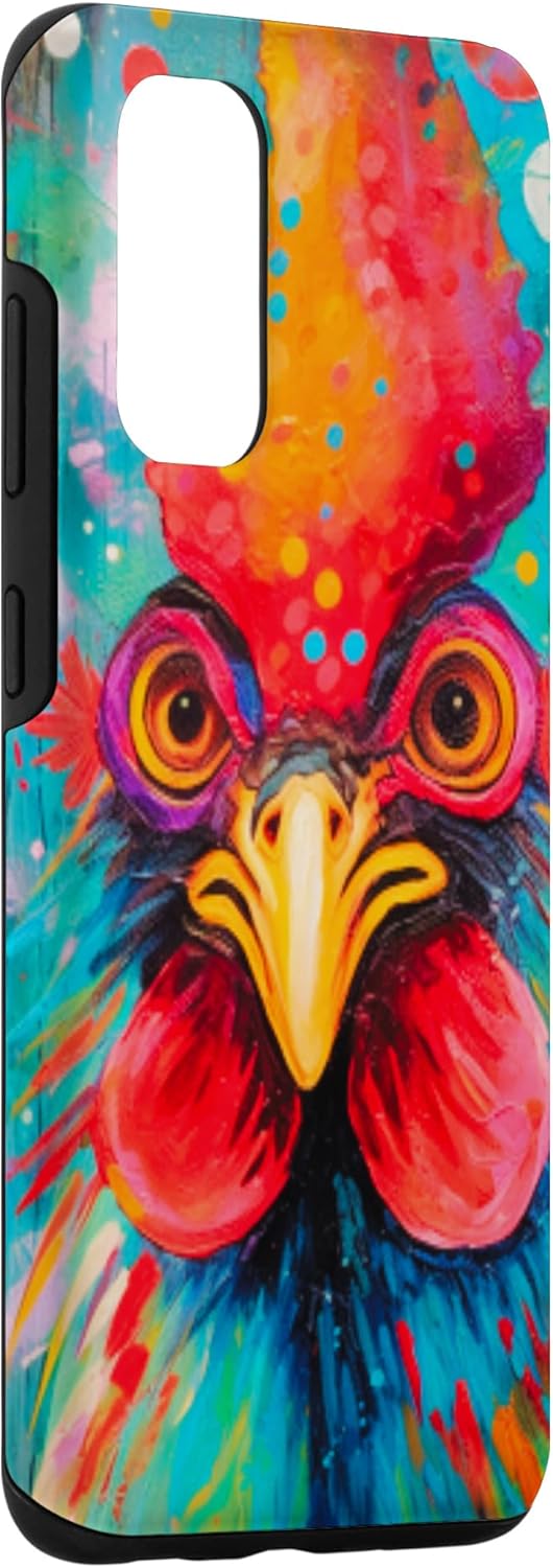 Funda para teléfono Galaxy S20 Rooster Chicken Farm Animal Art Rooster