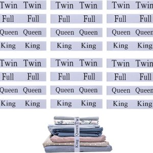 36 bandas organizadoras de sábanas, protectores de sábanas, King, Queen, matrimonial, tamaño individual, etiquetas de lino elásticas para juegos de 36 bandas organizadoras de sábanas, protectores de sábanas, King, Queen, matrimonial, tamaño individual, etiquetas de lino elásticas para juegos de