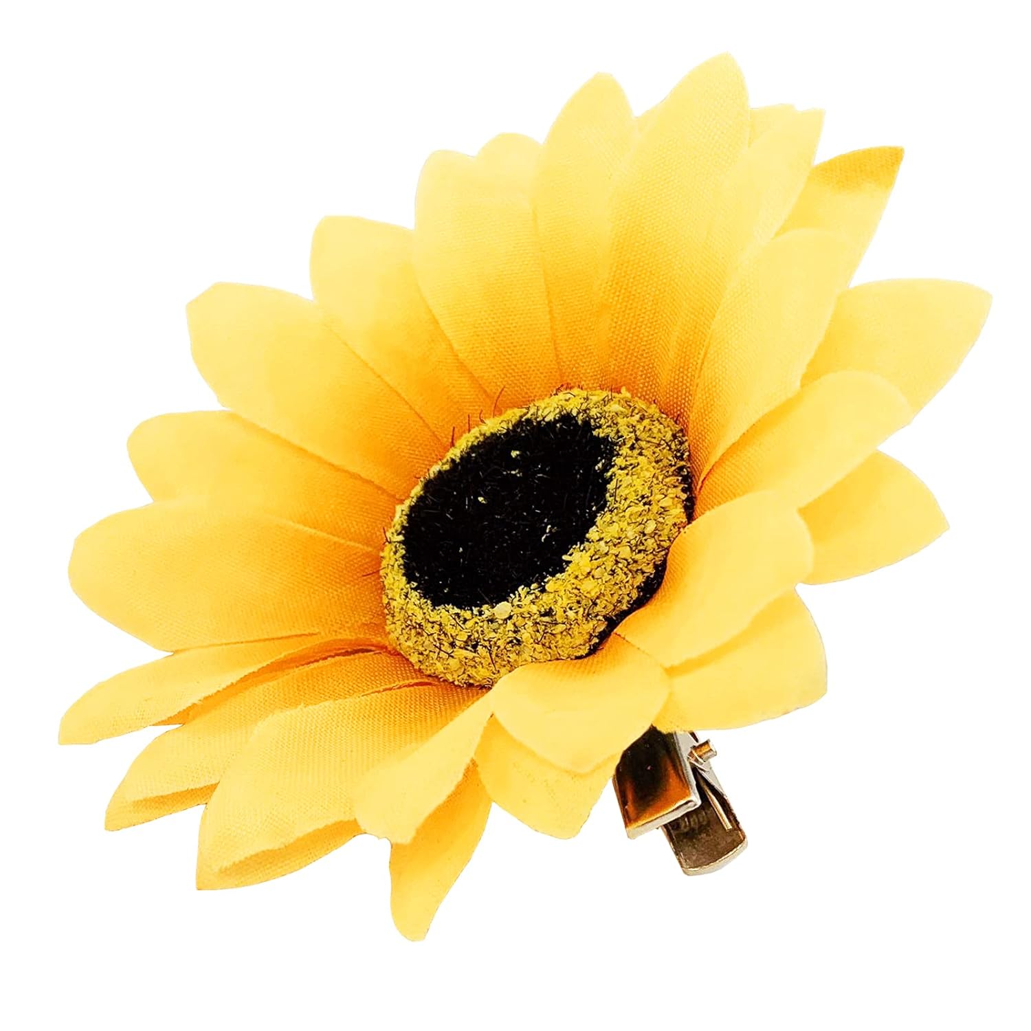 12 pinzas de girasol para el cabello, accesorios de 3.9 pulgadas para bodas, fiestas, bohemias, playa, fotografía, decoraciones de Navidad