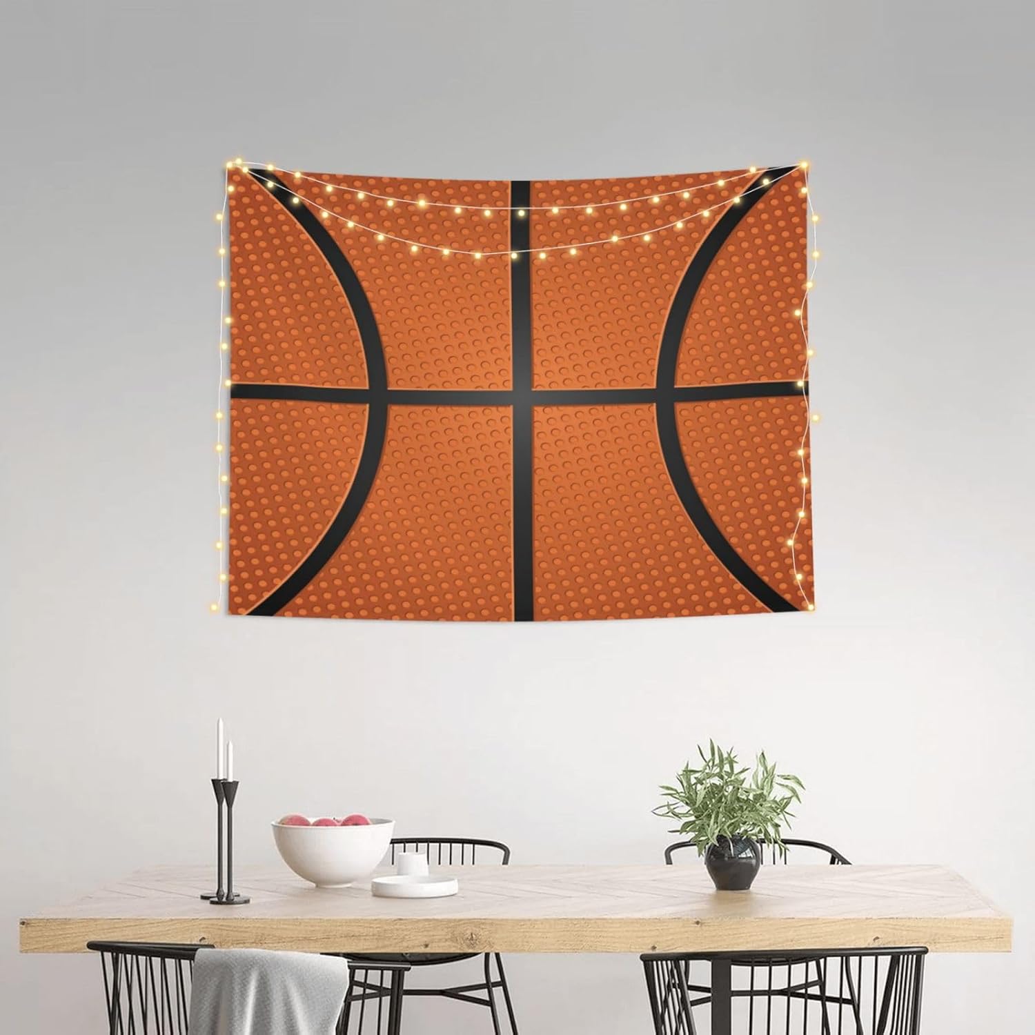 Fiephvsa Tapiz suave con estampado de baloncesto, tapices para colgar en la pared, pintura, ropa de cama para dormitorio, pasillo, dormitorio, sala