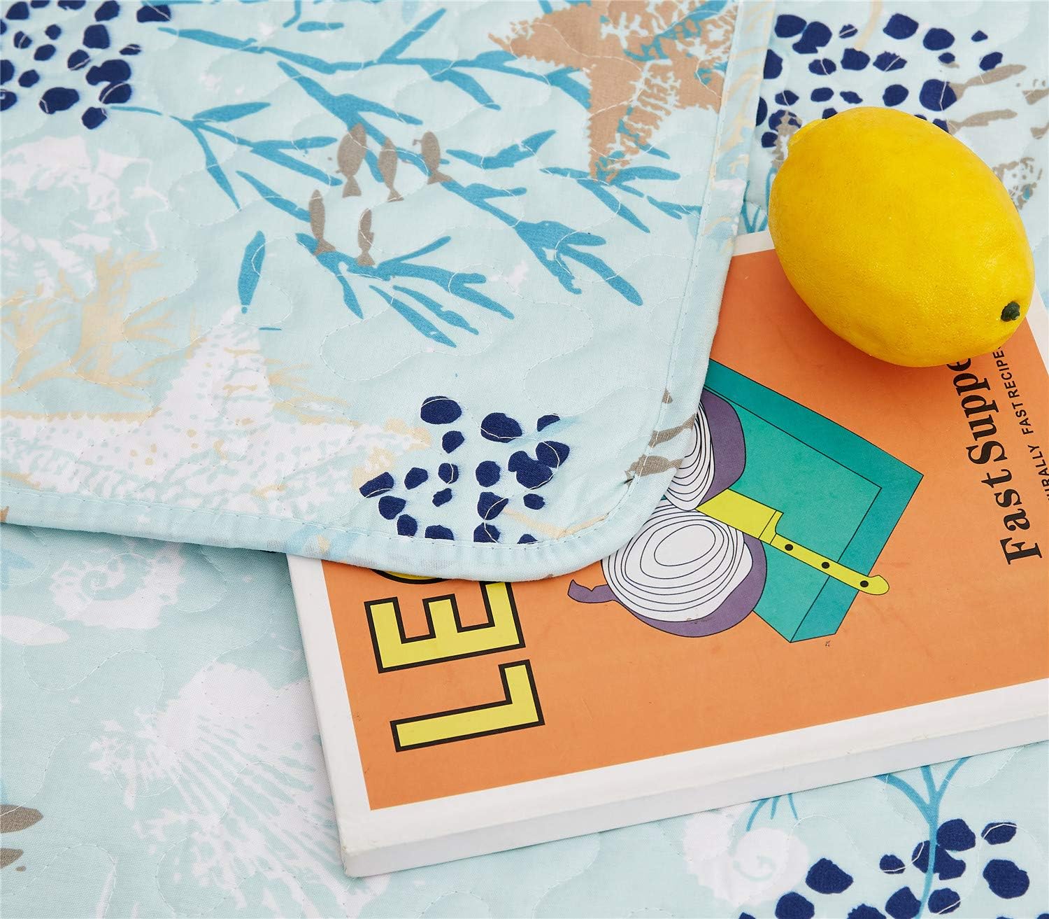 Ycosy Juego de colcha con estampado marino