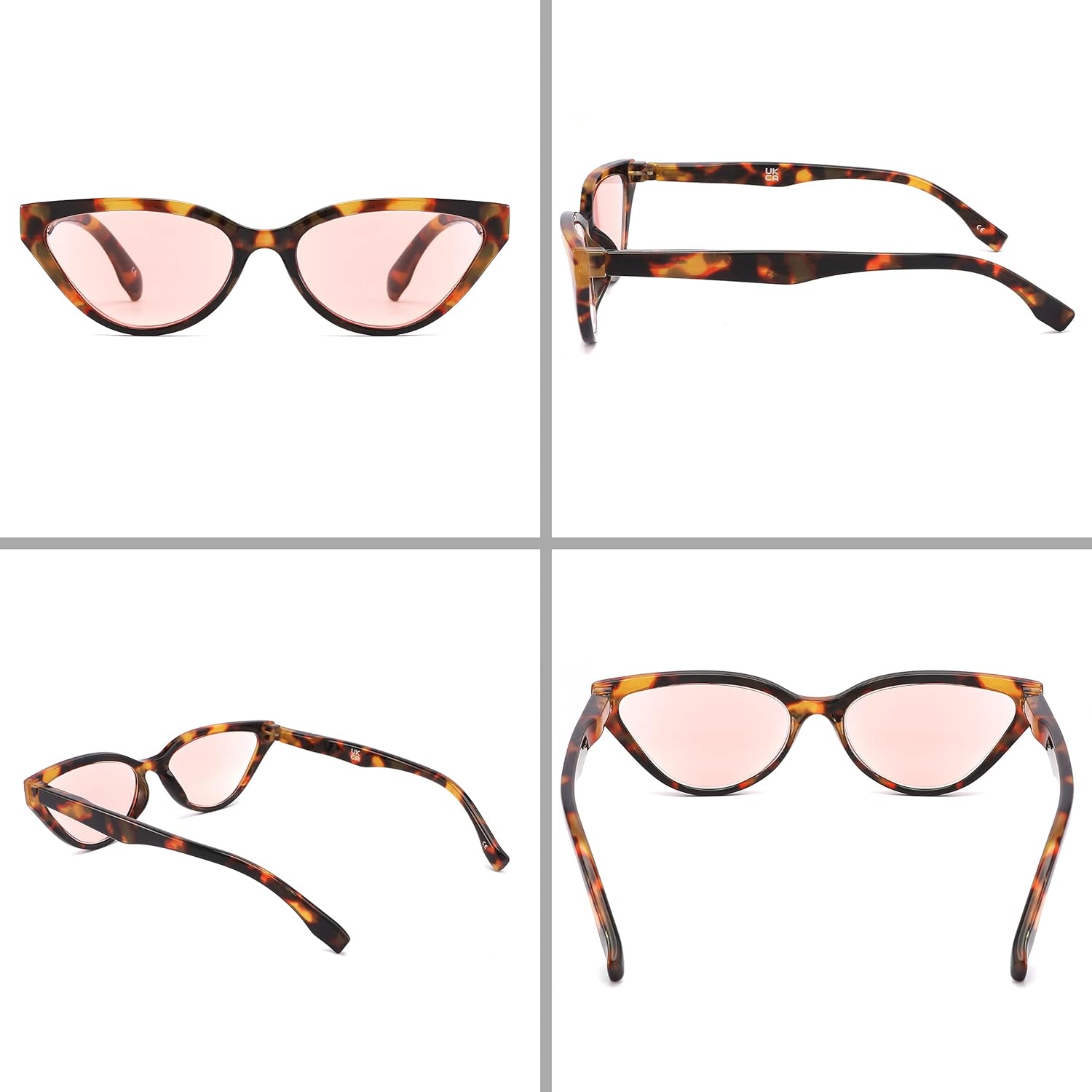IVNUOYI Paquete de 4 lentes de lectura con bloqueo de luz azul para mujeres, protección UV400, lentes retro para computadora de ojo de gato