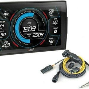 Edge Products CTS3 84130-3 Pantalla táctil OBD2 Monitor Scanner & EGT Kit de pirómetro de sonda 98620 compatible con vehículos de 1996 y más Edge Products CTS3 84130-3 Pantalla táctil OBD2 Monitor Scanner & EGT Kit de pirómetro de sonda 98620 compatible con vehículos de 1996 y más