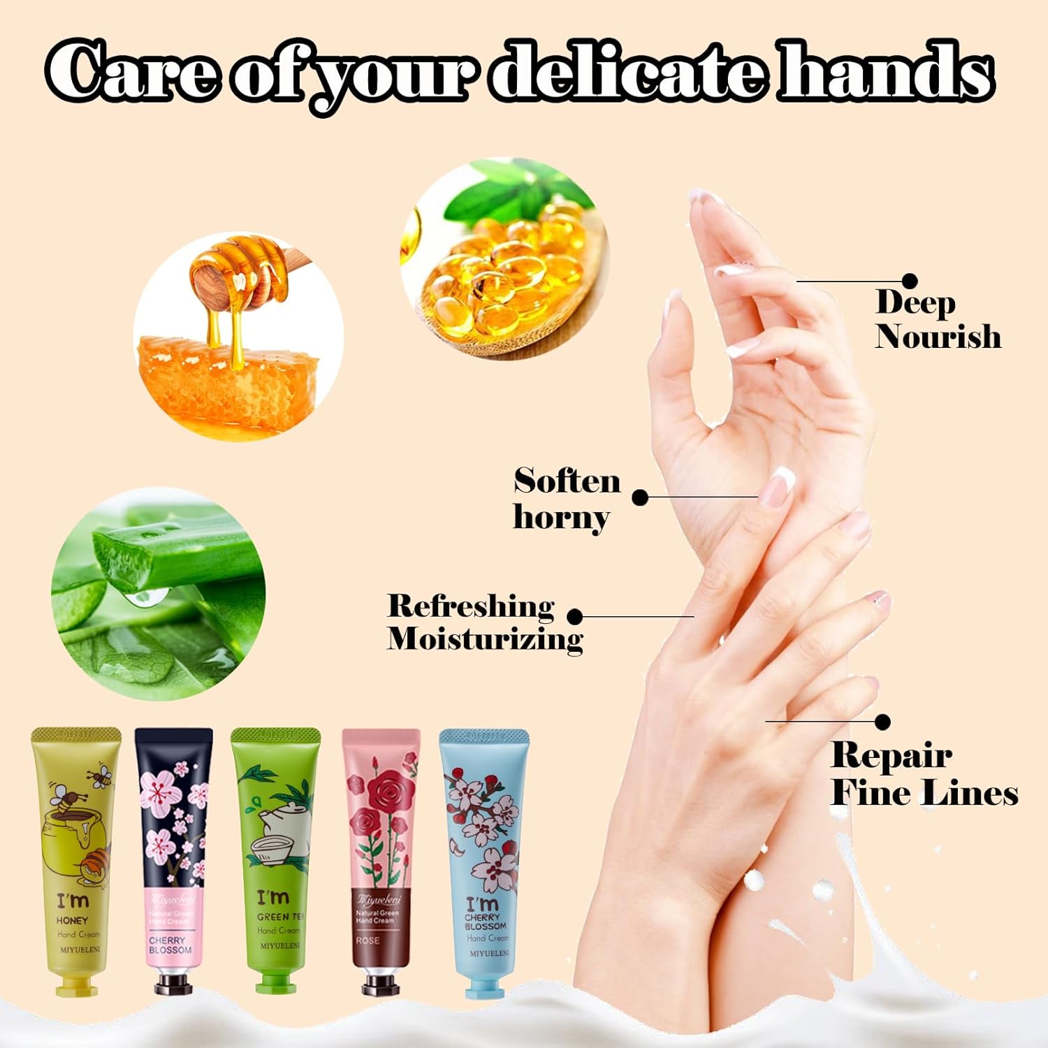 ailixinda Paquete de 20 unidades de crema de manos, crema para el cuidado de las manos, regalo para mujeres, loción de manos de tamaño de viaje para
