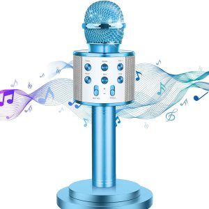 Micrófono de karaoke inalámbrico para niños de 3 a 12 años micrófono para niños de 3, 4, 5, 6, 7, 8, 9, 10-12 años, regalos de cumpleaños, regalos Micrófono de karaoke inalámbrico para niños de 3 a 12 años micrófono para niños de 3, 4, 5, 6, 7, 8, 9, 10-12 años, regalos de cumpleaños, regalos