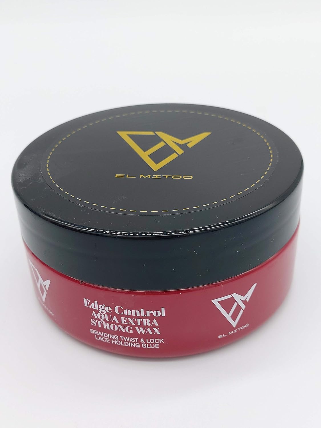 o Edge Control Aqua Man – Cera de sujeción firme para un aseo perfecto, bálsamo natural con acabado mate que soporta todo el día 5 oz (5.1 fl oz)