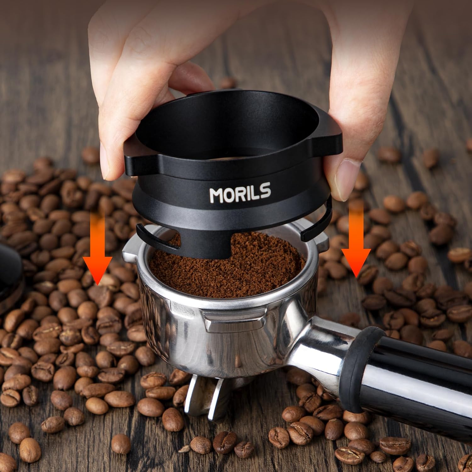 Embudo dosificador de 2.126 in para Breville, MORILS – Embudo dosificador de espresso de 2.126 in dedicado compatible con portafiltros Breville