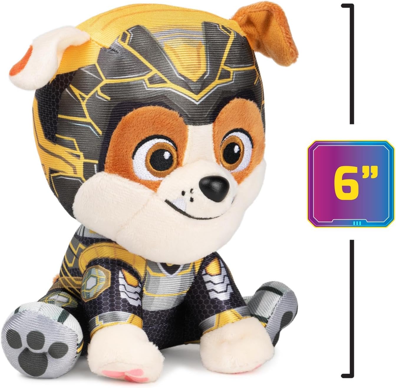 Gund Paw Patrol The Mighty Movie – Paquete de 2 peluches de 6 pulgadas Liberty and Rubble