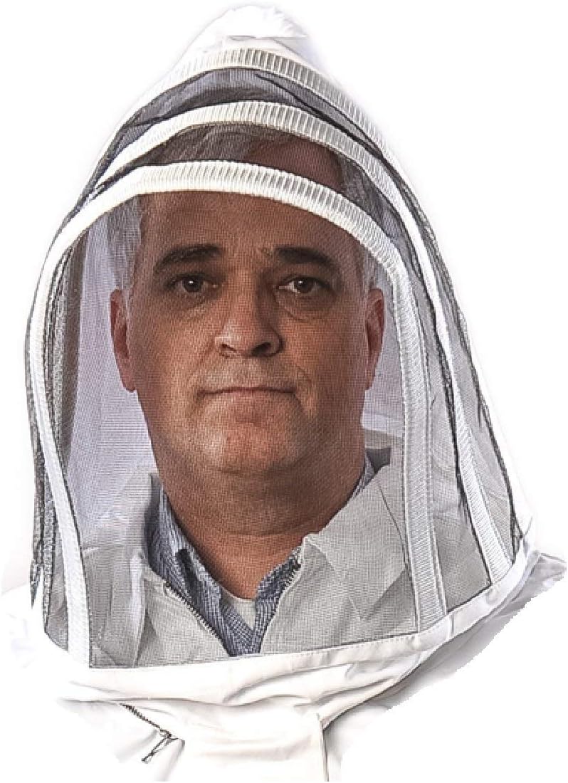 Velocapucha de repuesto con cremallera de latón YKK funciona solo en traje de abeja FBS y chaqueta de algodón (pequeño)