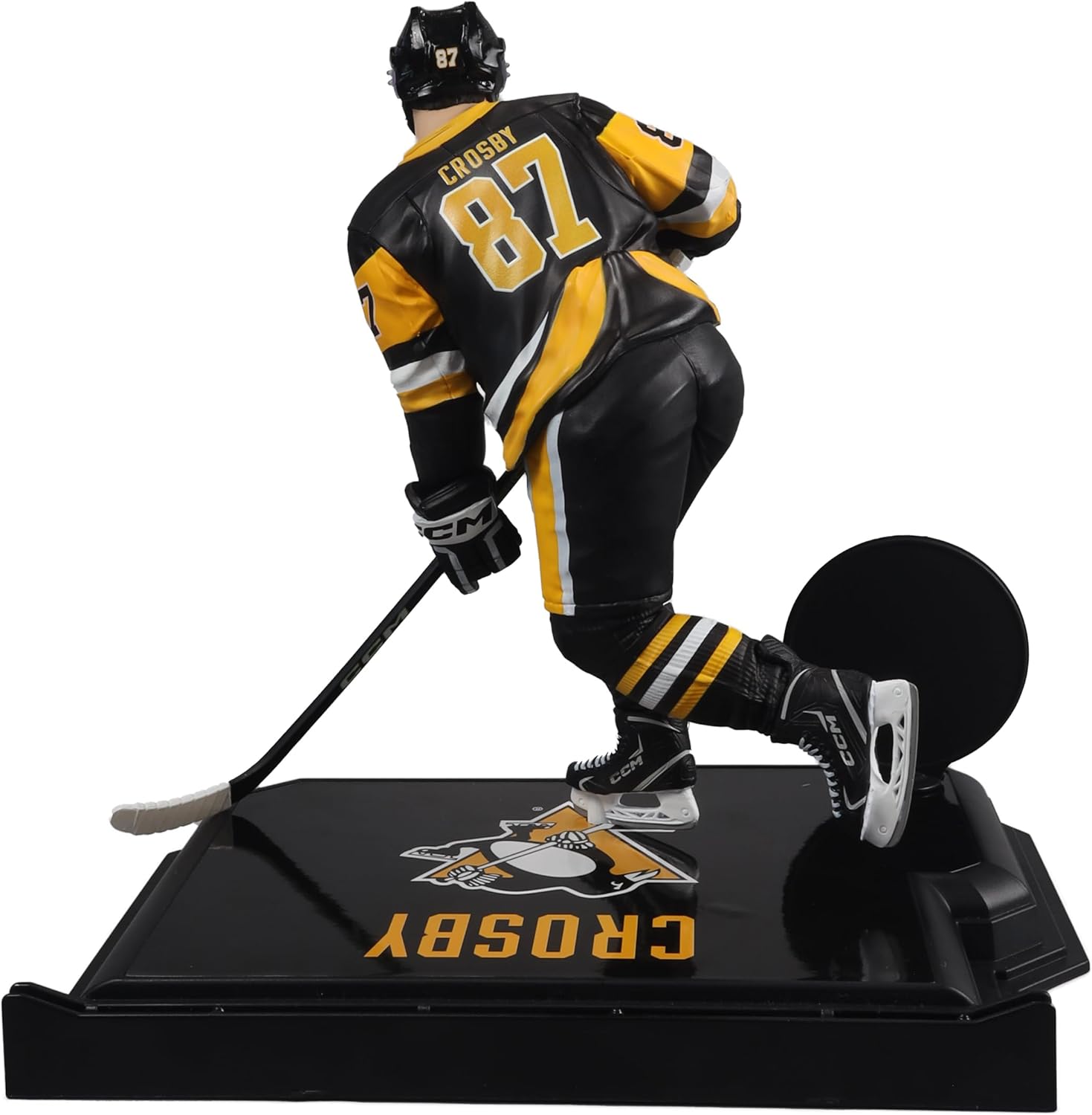 McFarlane Toys – Figura posada de Sidney Crosby (Pittsburgh Penguins) de la NHL de 7 pulgadas, Picks deportivos de McFarlane