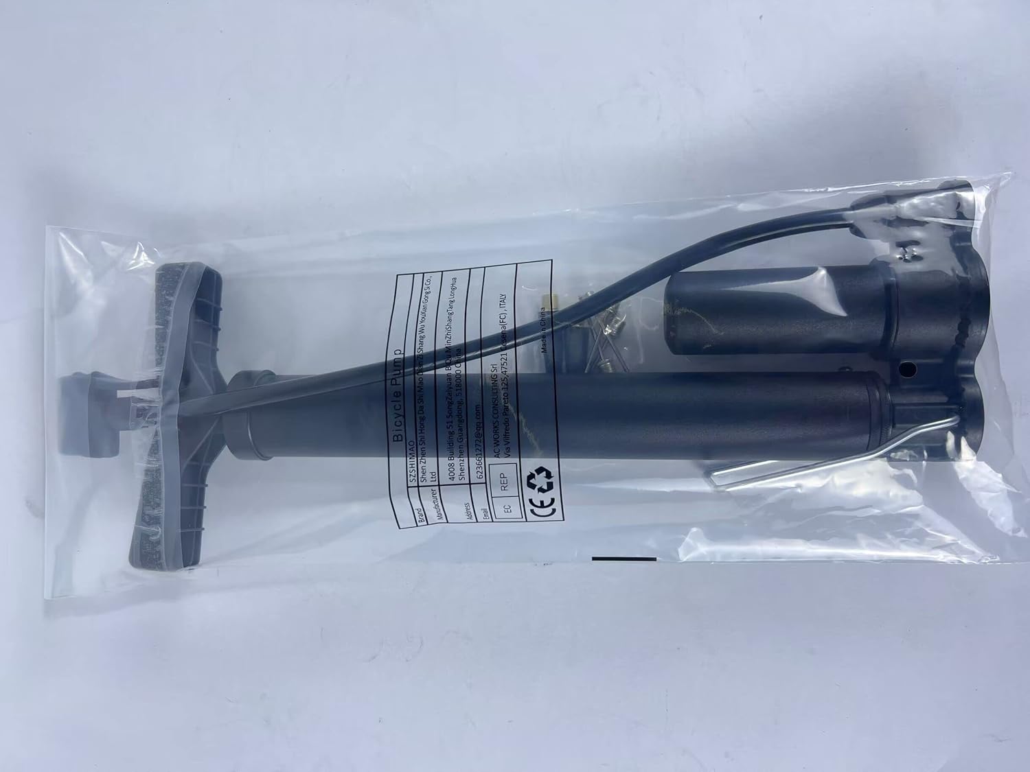 Bomba de bicicleta, bomba de piso para bicicleta, bomba de bola, bomba de aire de manómetro de alta presión de 160 PSI con válvula Presta y Schrader