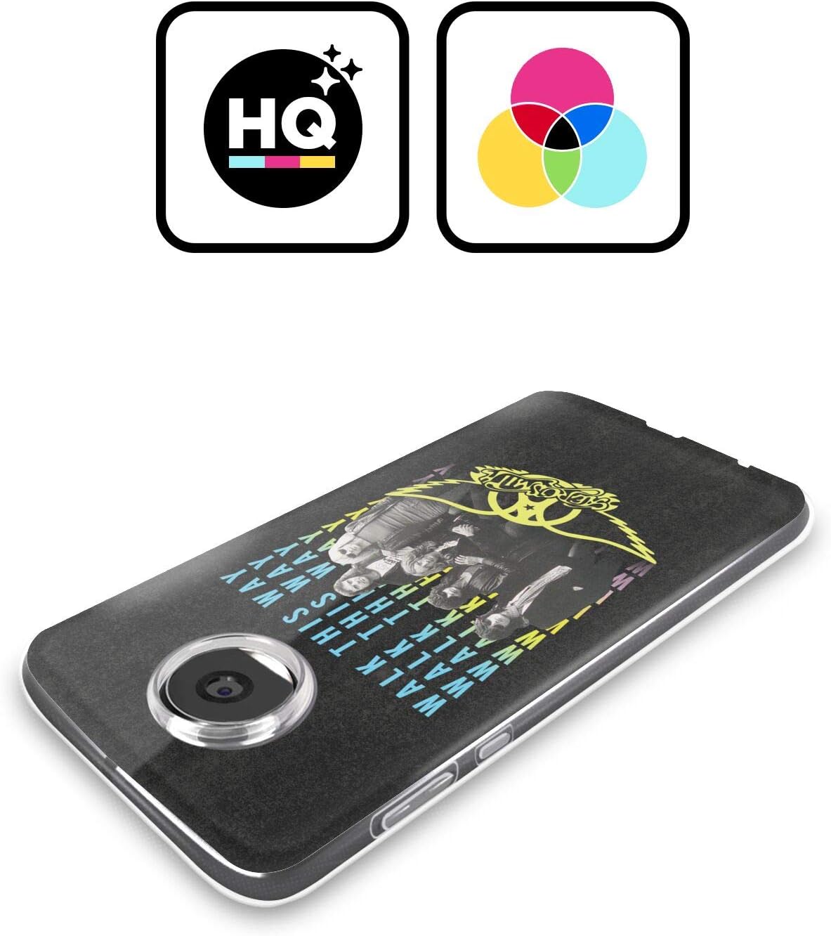 Head Case Designs Officially Licensed Aerosmith Walk This Way Classics Soft Gel Case Compatible with Motorola Moto G Stylus 5G (2022)