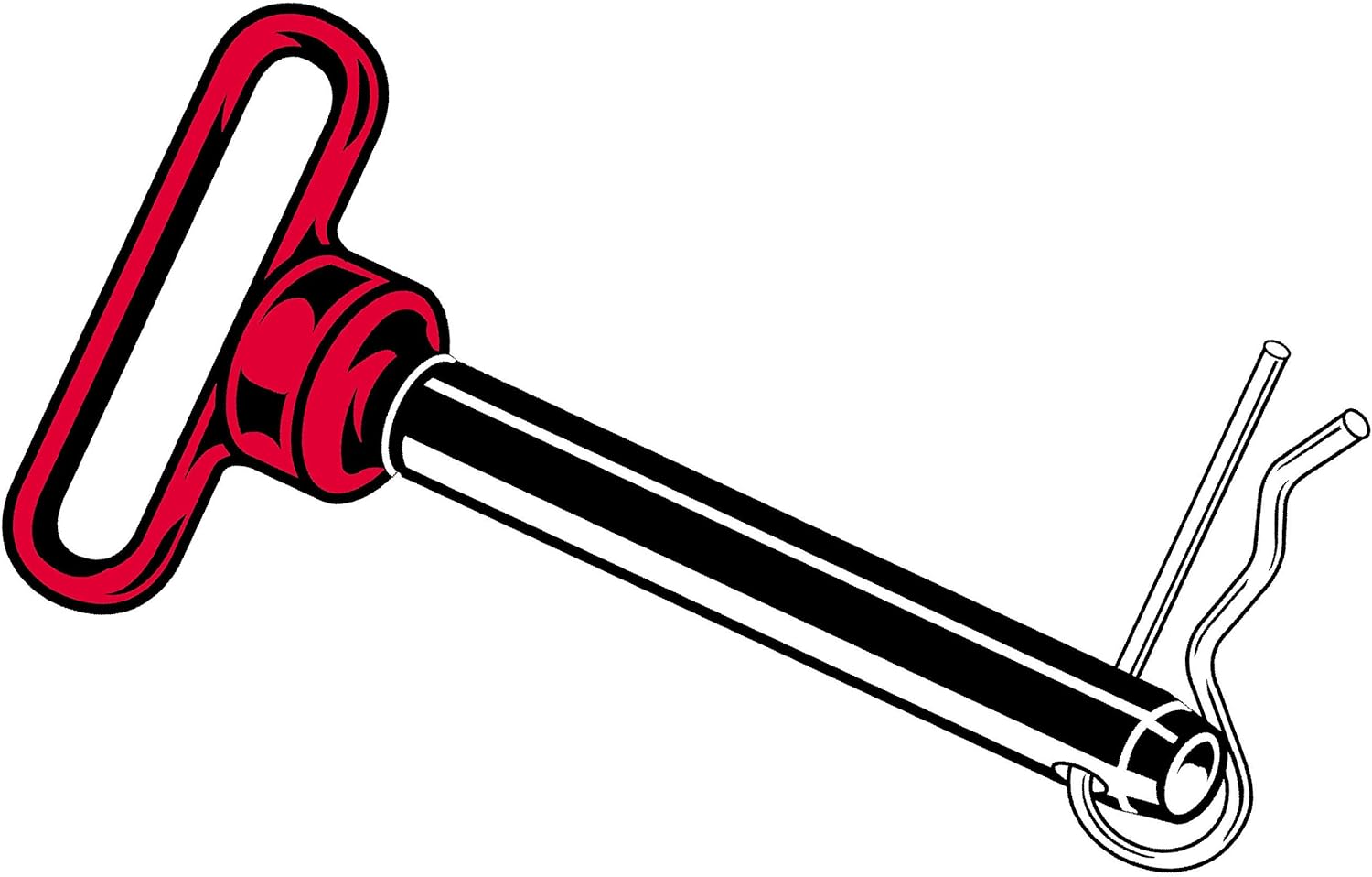 Hard-to-Find Fastener 014973175665 Pasador de enganche de grado 5, 58 x 5-34 pulgadas