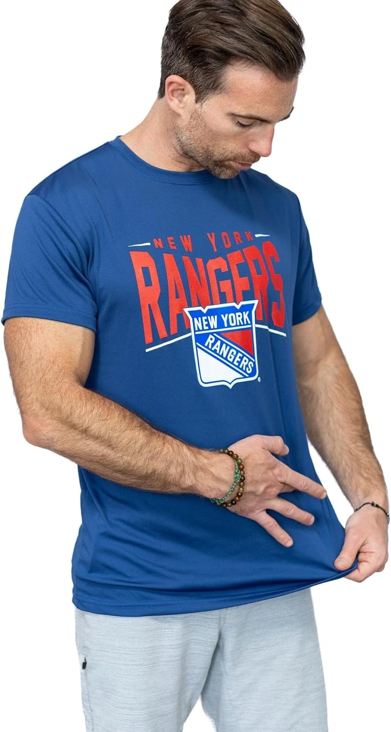 Calhoun NHL – Camiseta de manga corta de poliéster que absorbe la humedad para hombre